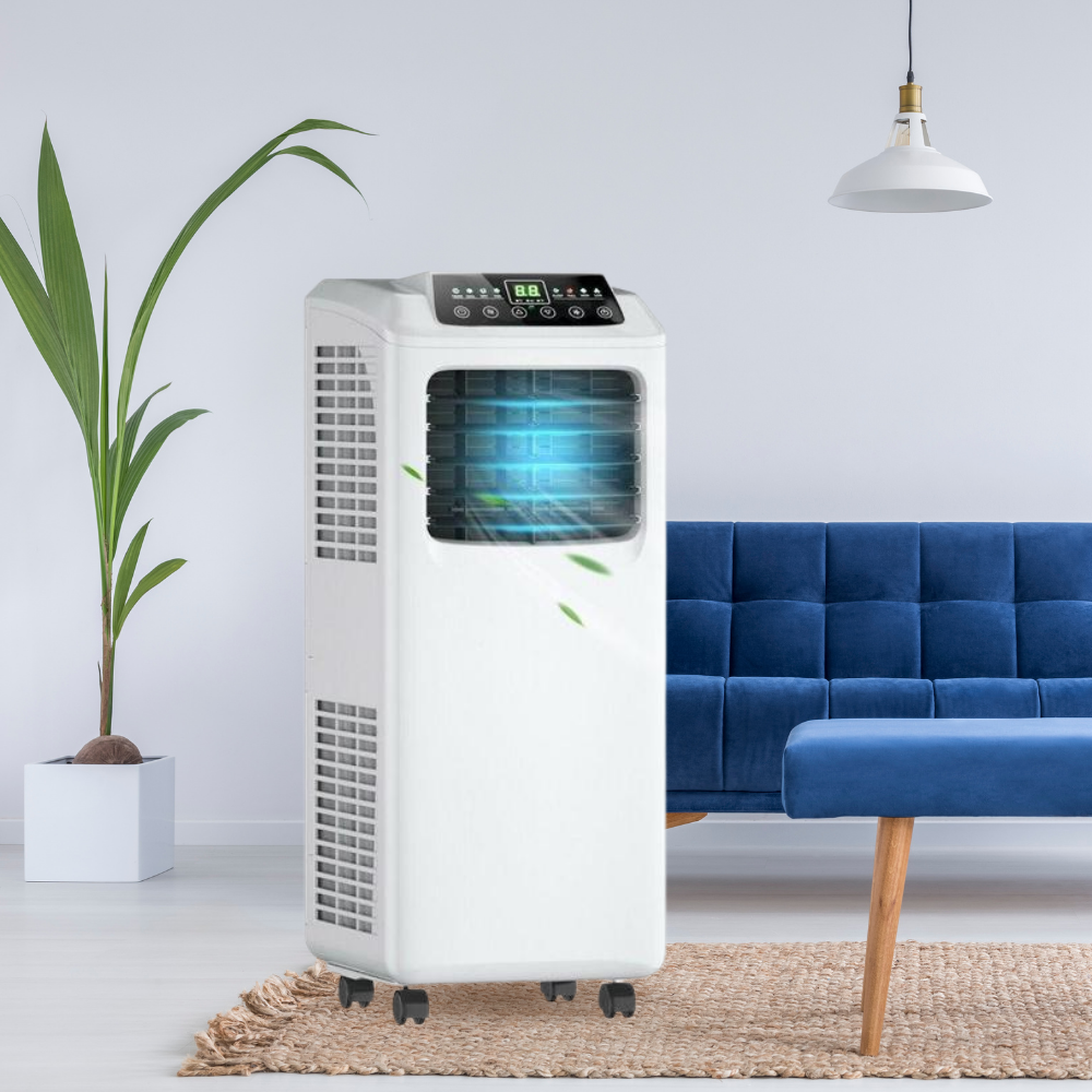 Premium Free Standing Portable Floor Air Conditioner 8000 Btu Zincera 7992