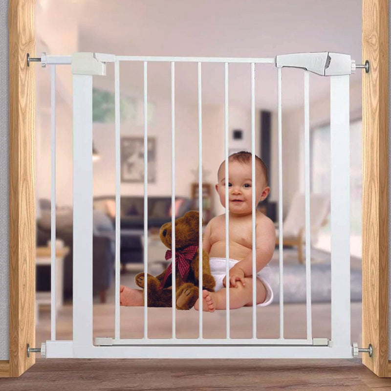 pressure baby gate with door