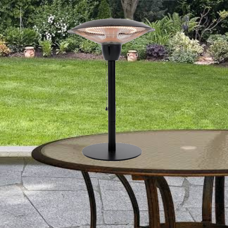 Portable Electric Tabletop Outdoor Patio Heater Lamp Zincera