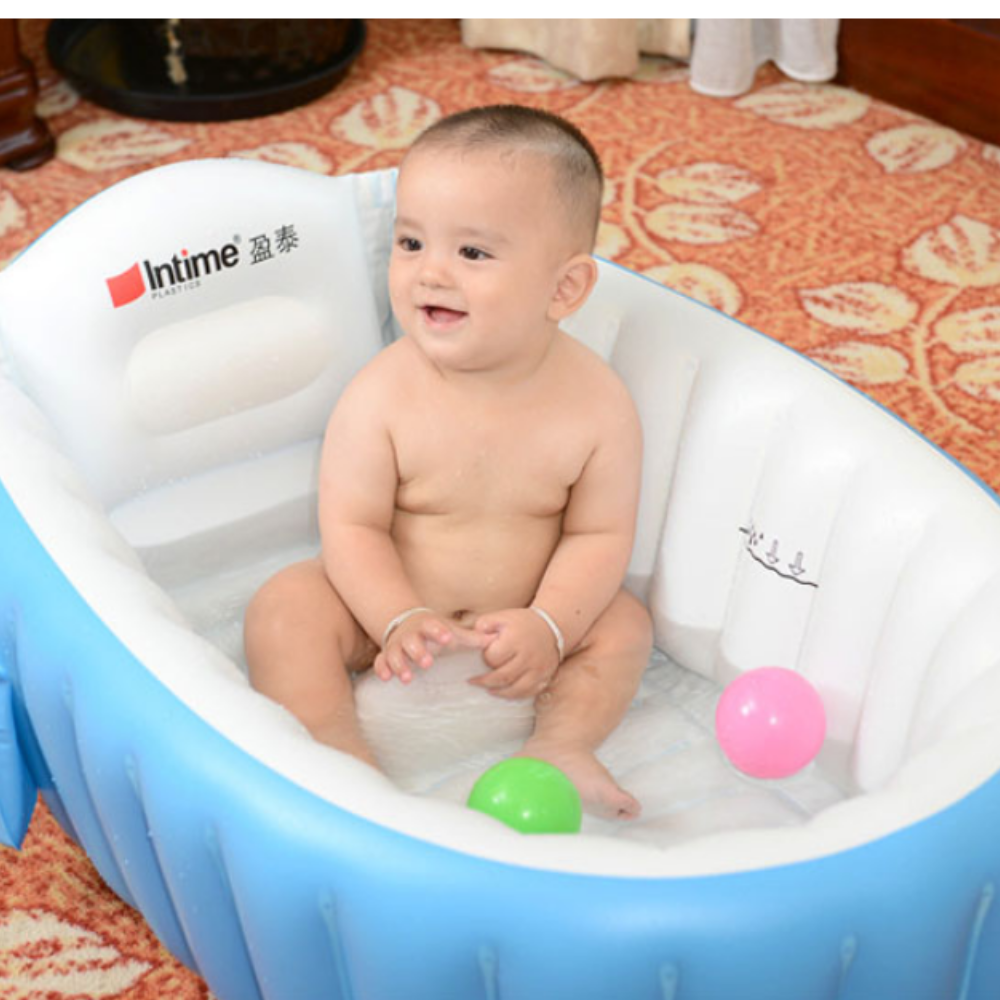 Infant Baby Inflatable Shower Bathtub- Zincera