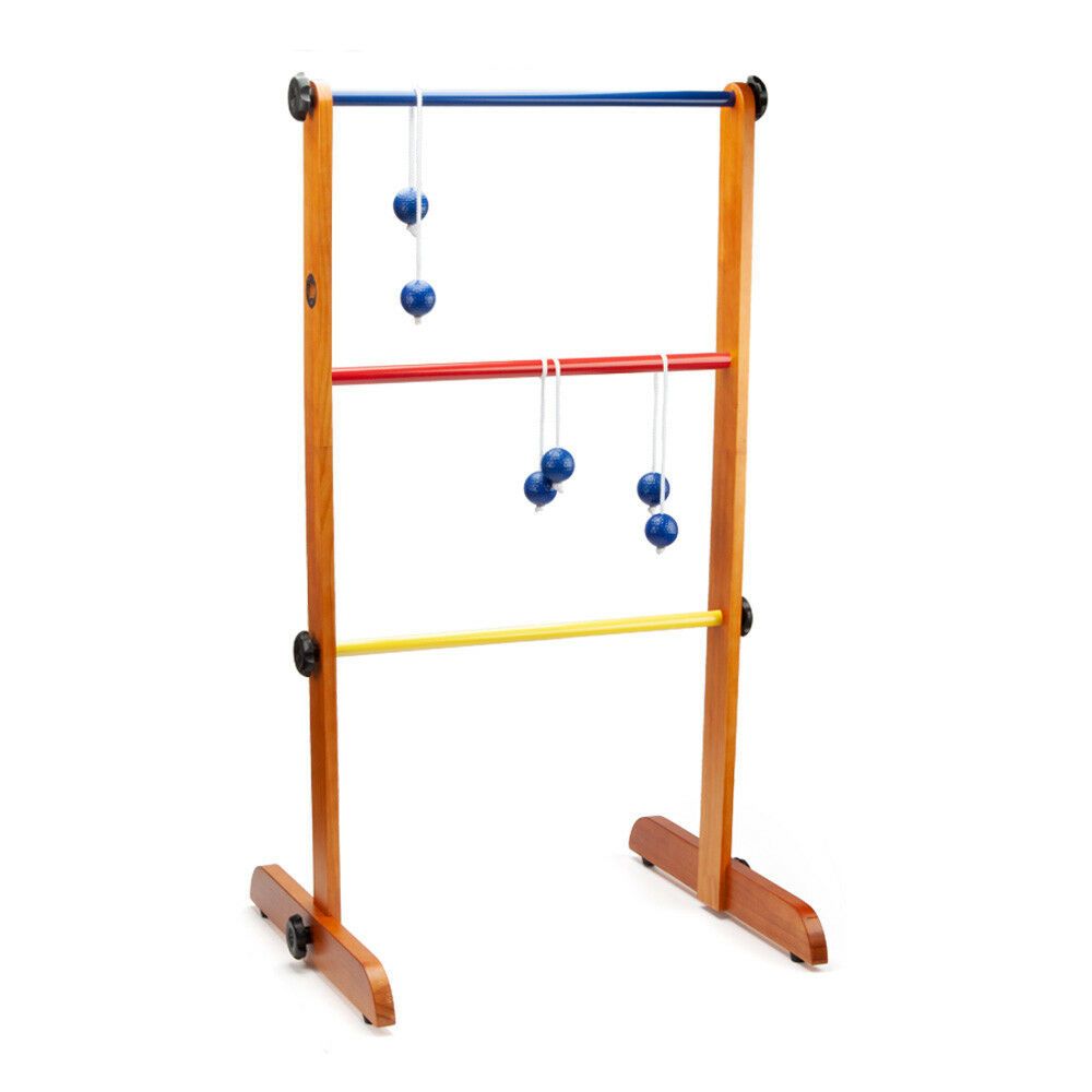 Premium Wooden Ladder Ball Golf Toss Game Set– Zincera