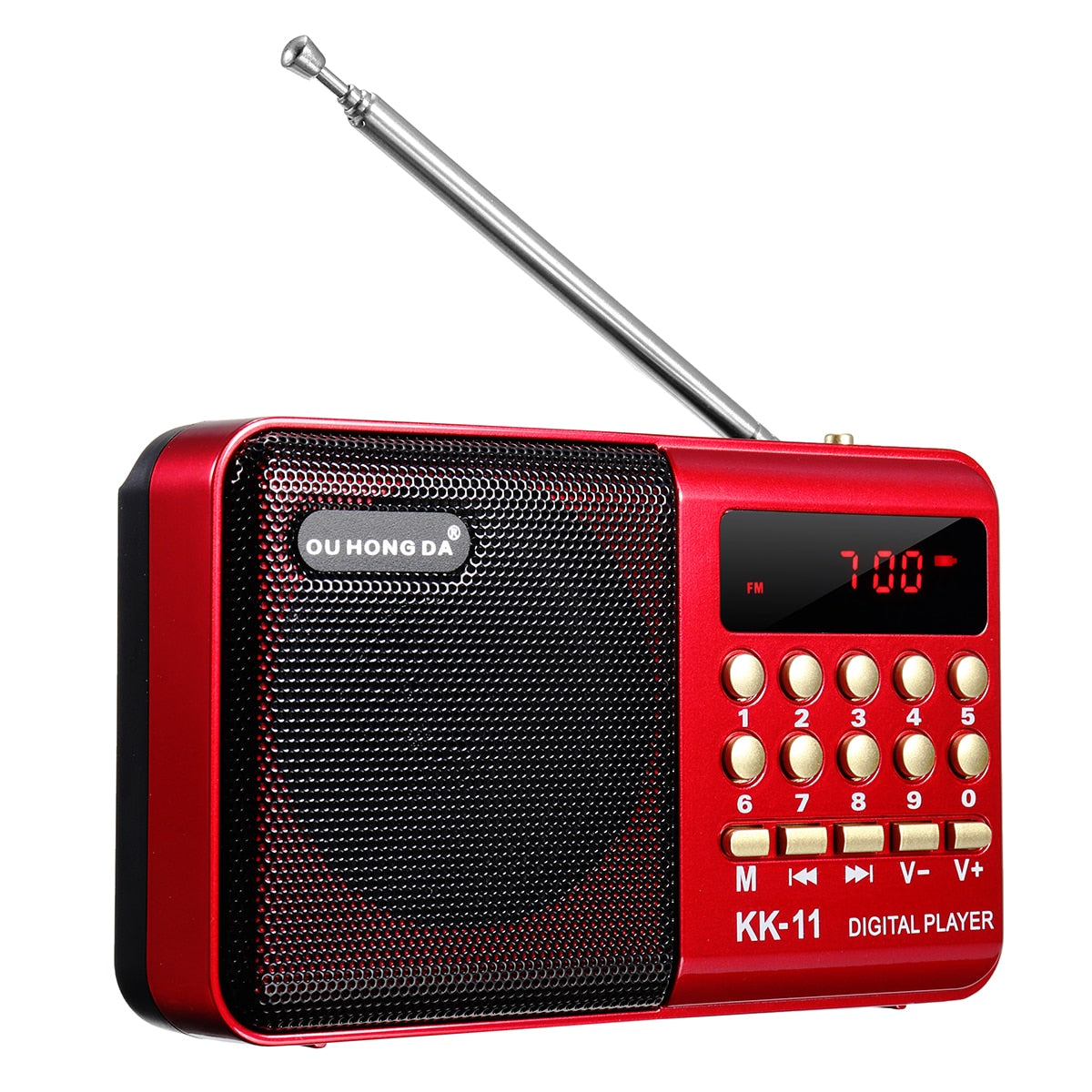 Small Portable AM FM Radio Zincera