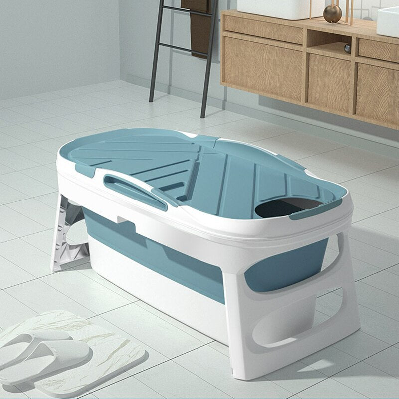 Portable Adult Foldable Bathtub Collapsible Stand Alone Spa– Zincera