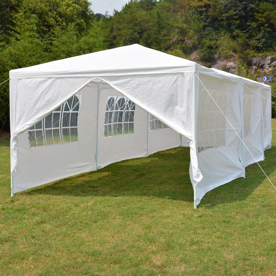 10 X 30 Portable White Party Canopy Event Tent Zincera   Product Image 1364091681 530x@2x 