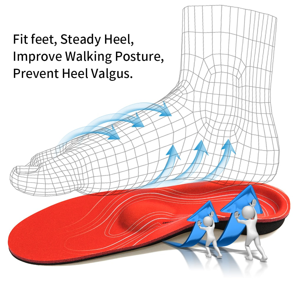 High Arch Support Inserts Flat Feet Shoe Insoles– Zincera
