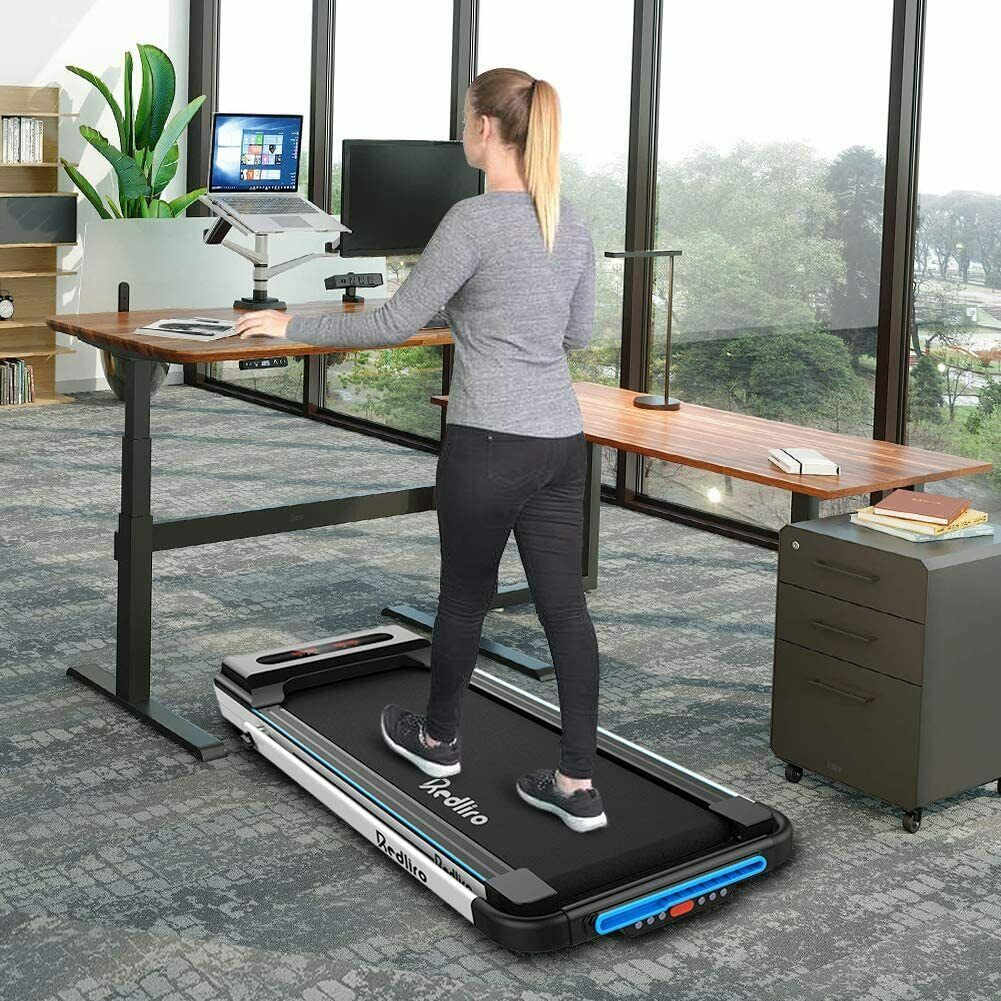 Portable Compact Folding Electric Space Saving Treadmill Zincera