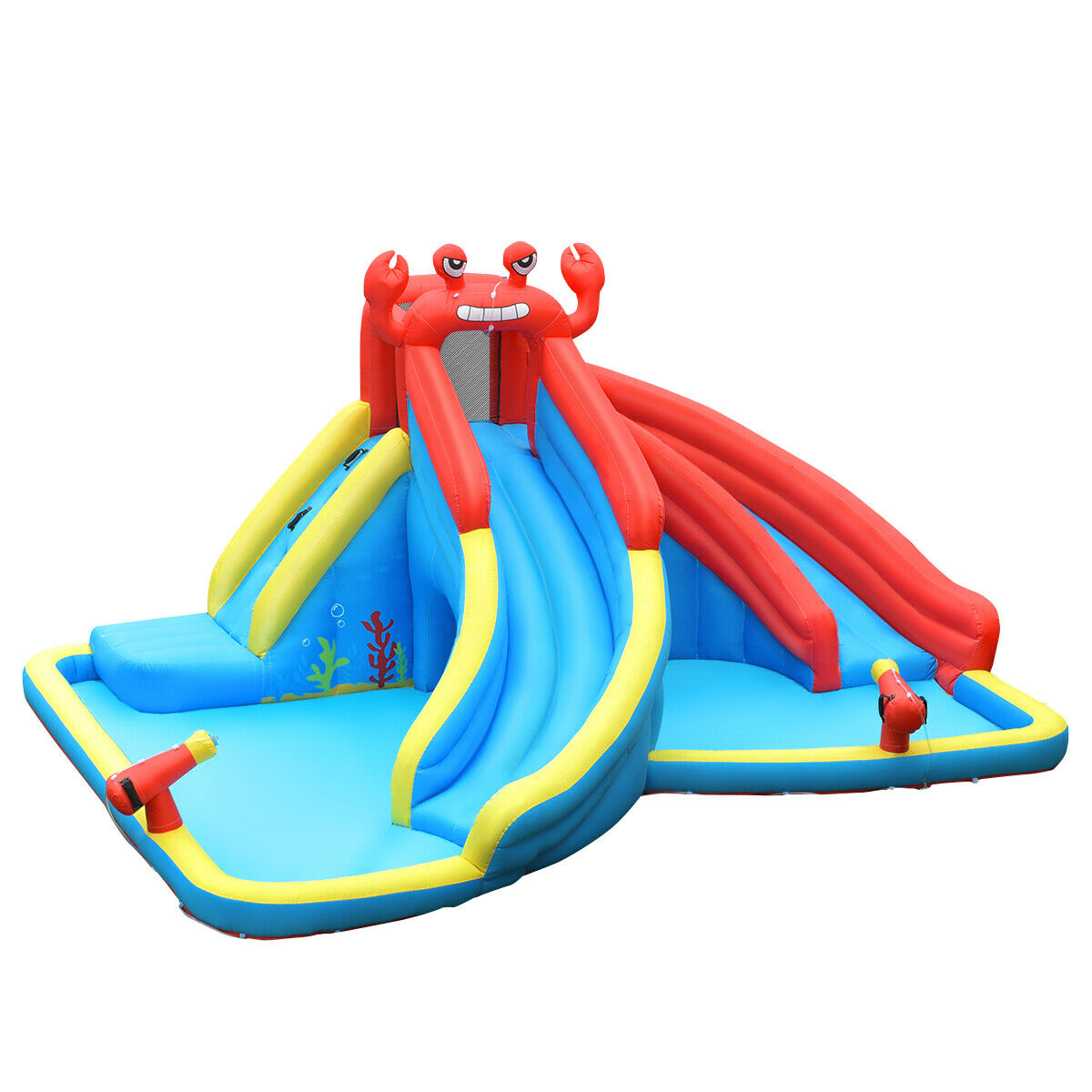 blow up pool slide