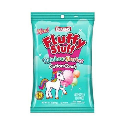 Charms Fluffy Stuff Scaredy Cats Cotton Candy