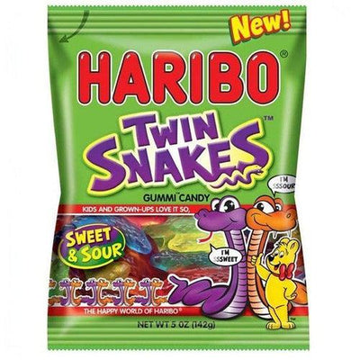 Haribo Halal Twin Snakes 5 Oz - Holy Land Grocery