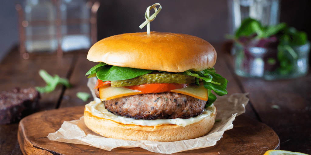 Black Pudding & Thyme Turkey Burger