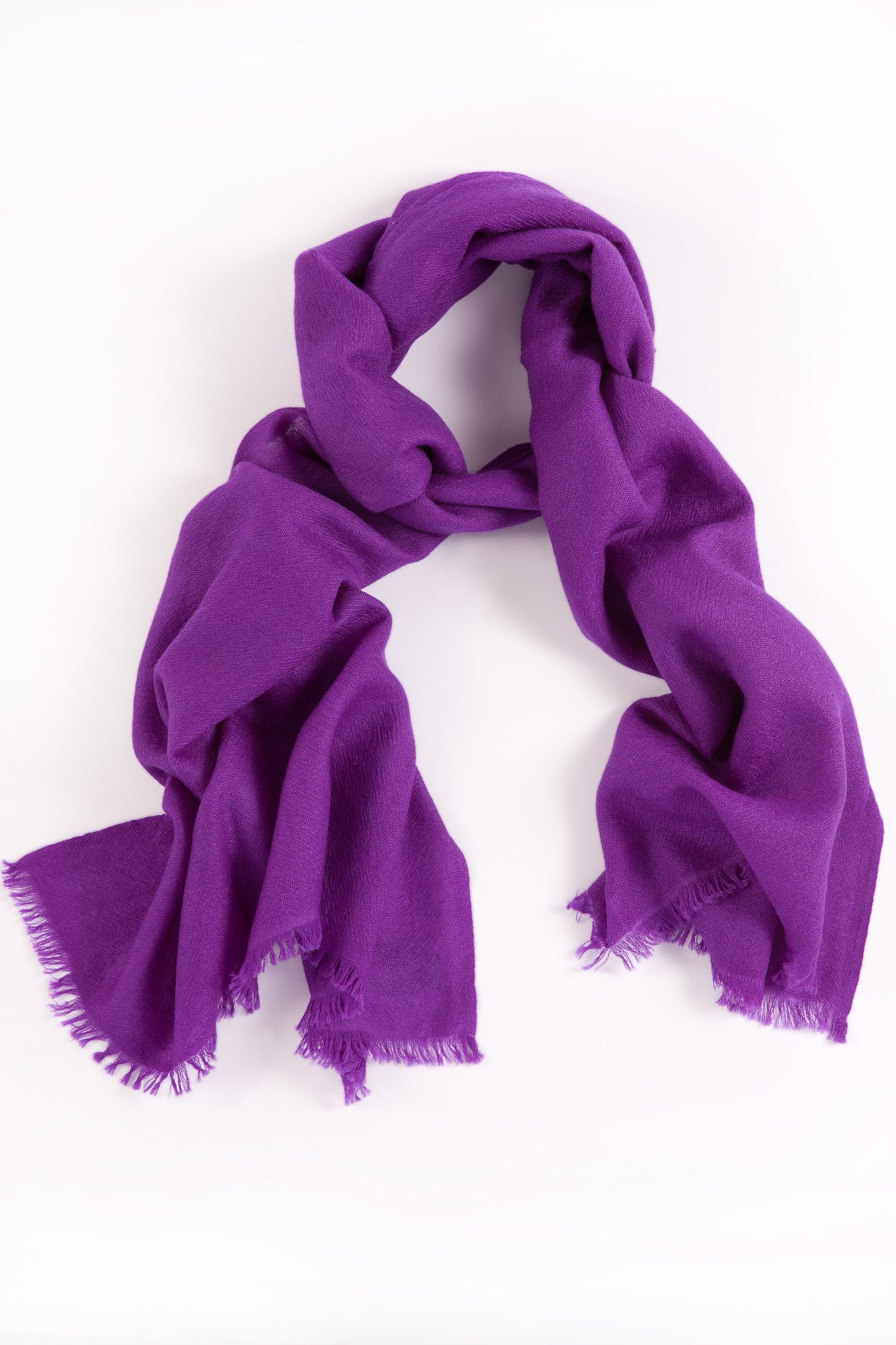 purple cashmere shawl