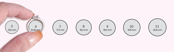 International Ring Size Conversion Chart Table