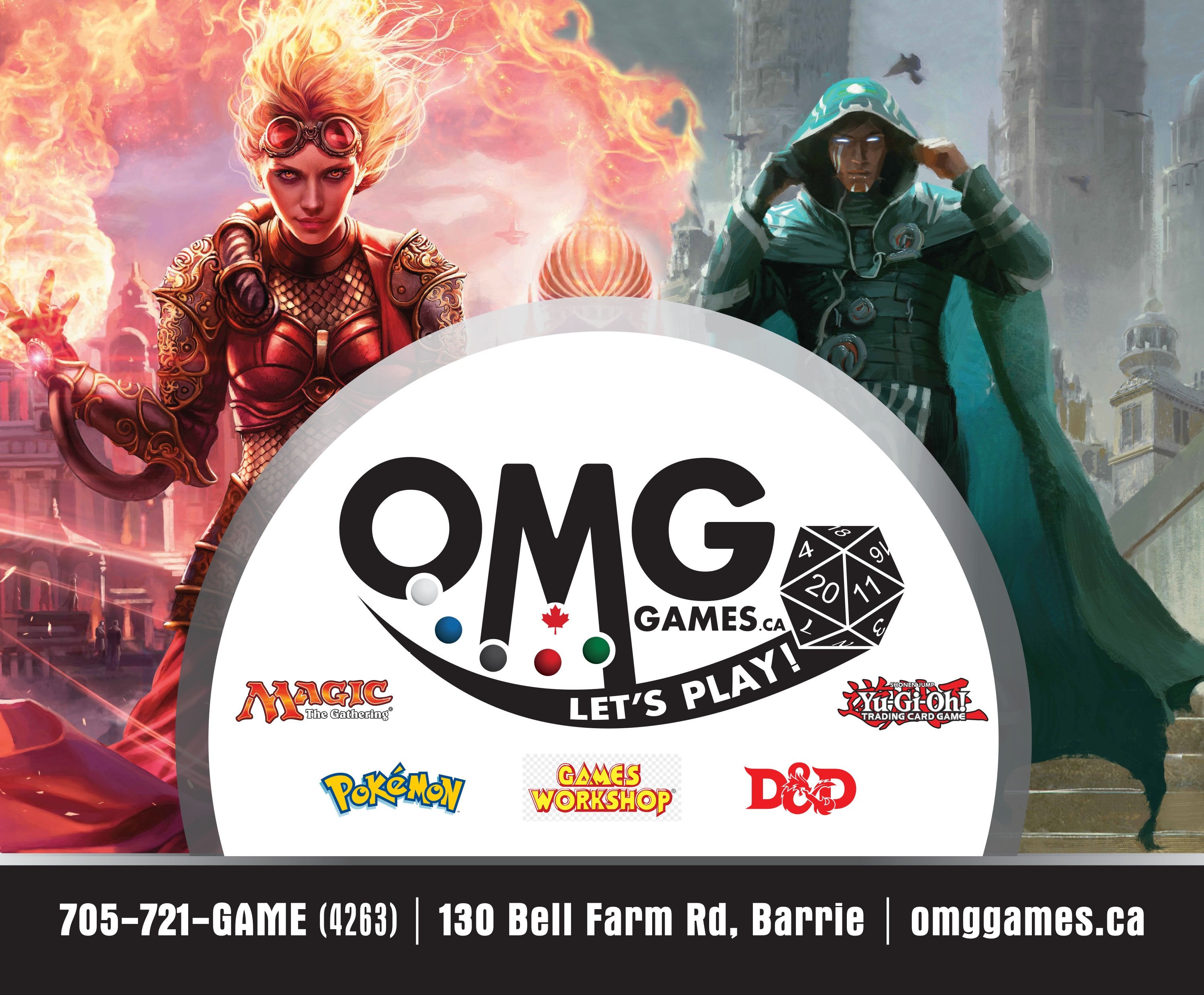 Magic the Gathering Premium, Games Workshop, Pokémon, D&D. Edmonton