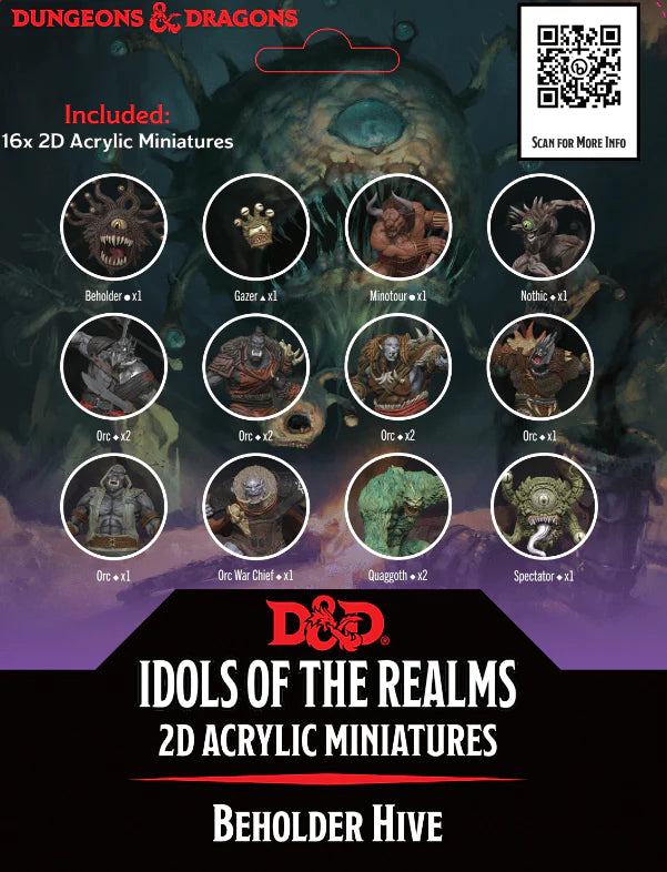 D&D Idols of the Realms: Essentials 2D Miniatures – Lich's Tomb