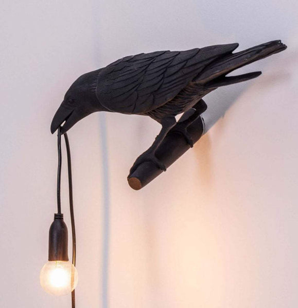 Vintage Raven Light Lamp