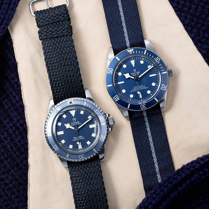Tudor Submariner 9401 "Snowflake" and Tudor Black Bay 58 Blue