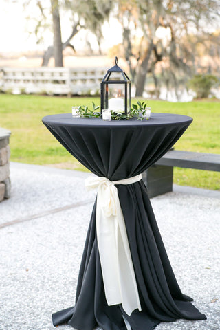 Black lantern wedding centerpiece