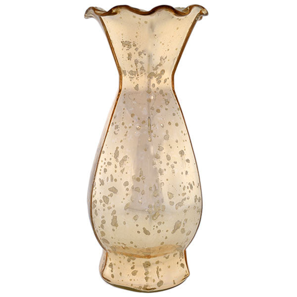 Medium Sized Gold Mercury Glass Vase StylWed