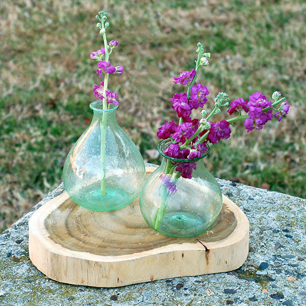 Recycled Green Glass Bud Vase StylWed