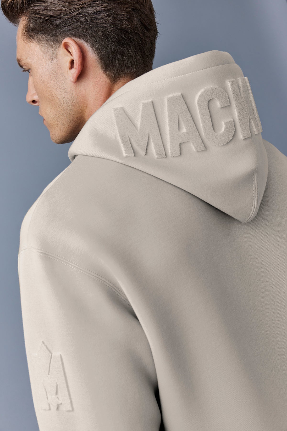 Mackage Krys-R Unisex Hoodie with Velvet Embroidery