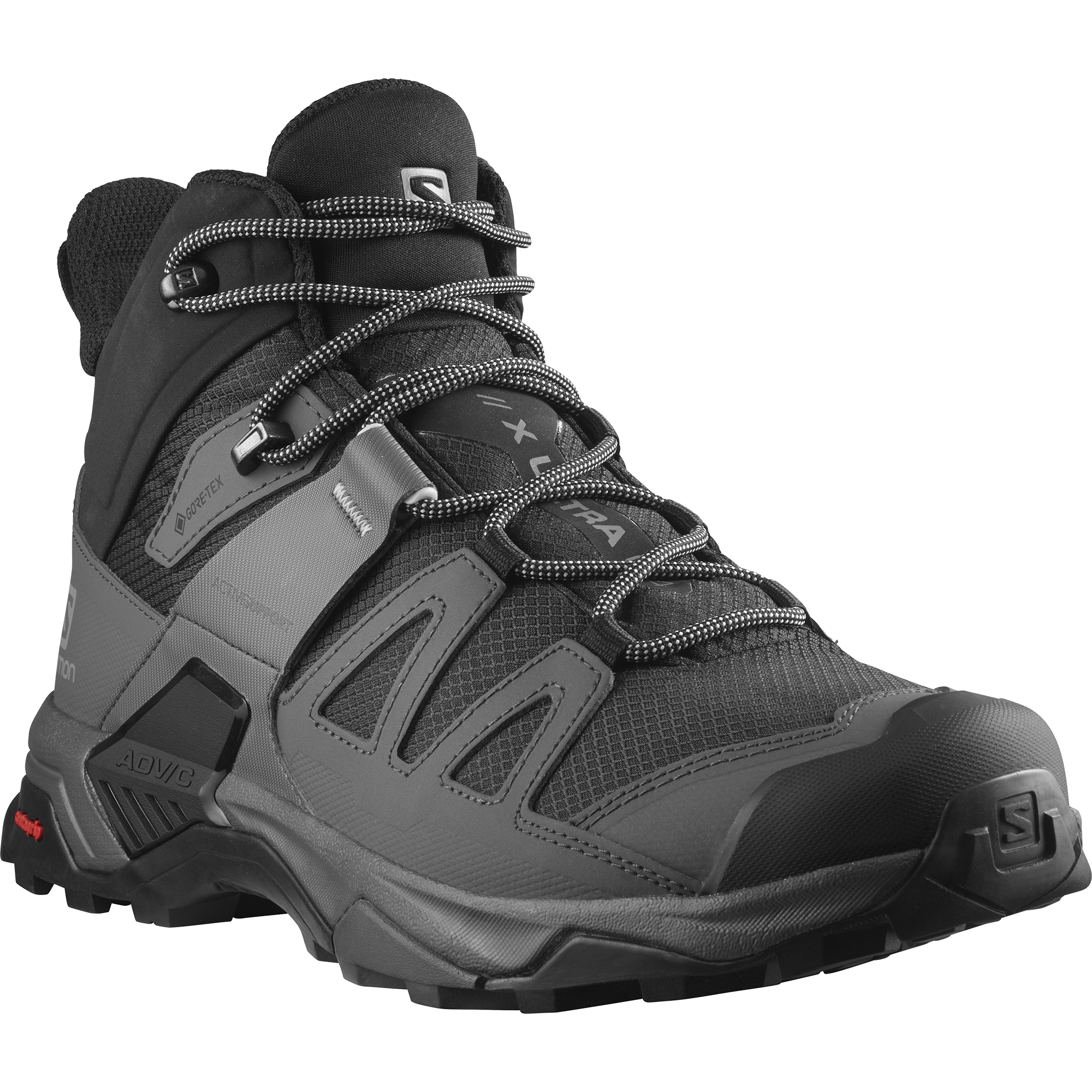 Salomon Men's X Ultra 4 Mid Wide Gore-Tex in Black