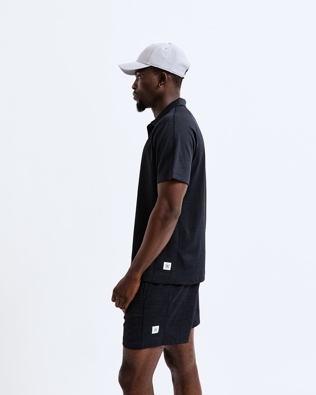 Reigning Champ Men's SOLOTEX MESH TIEBREAK POLO