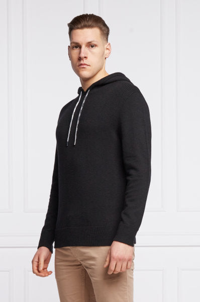 BOSS Uleo slim-fit cashmere wool hoodie