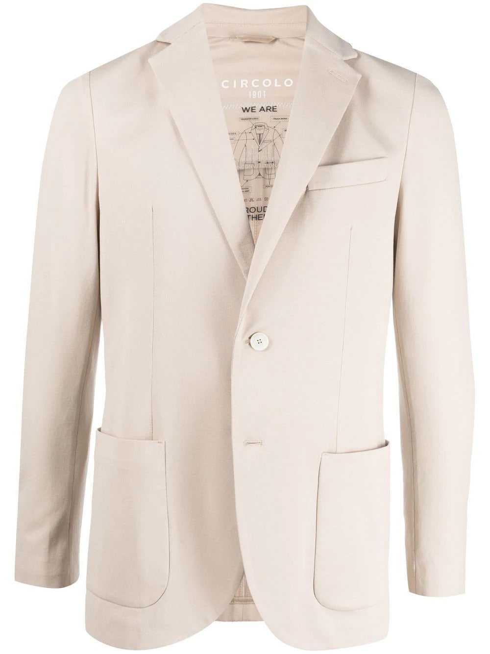 CIRCOLO 1901 notched-lapels single-breasted blazer