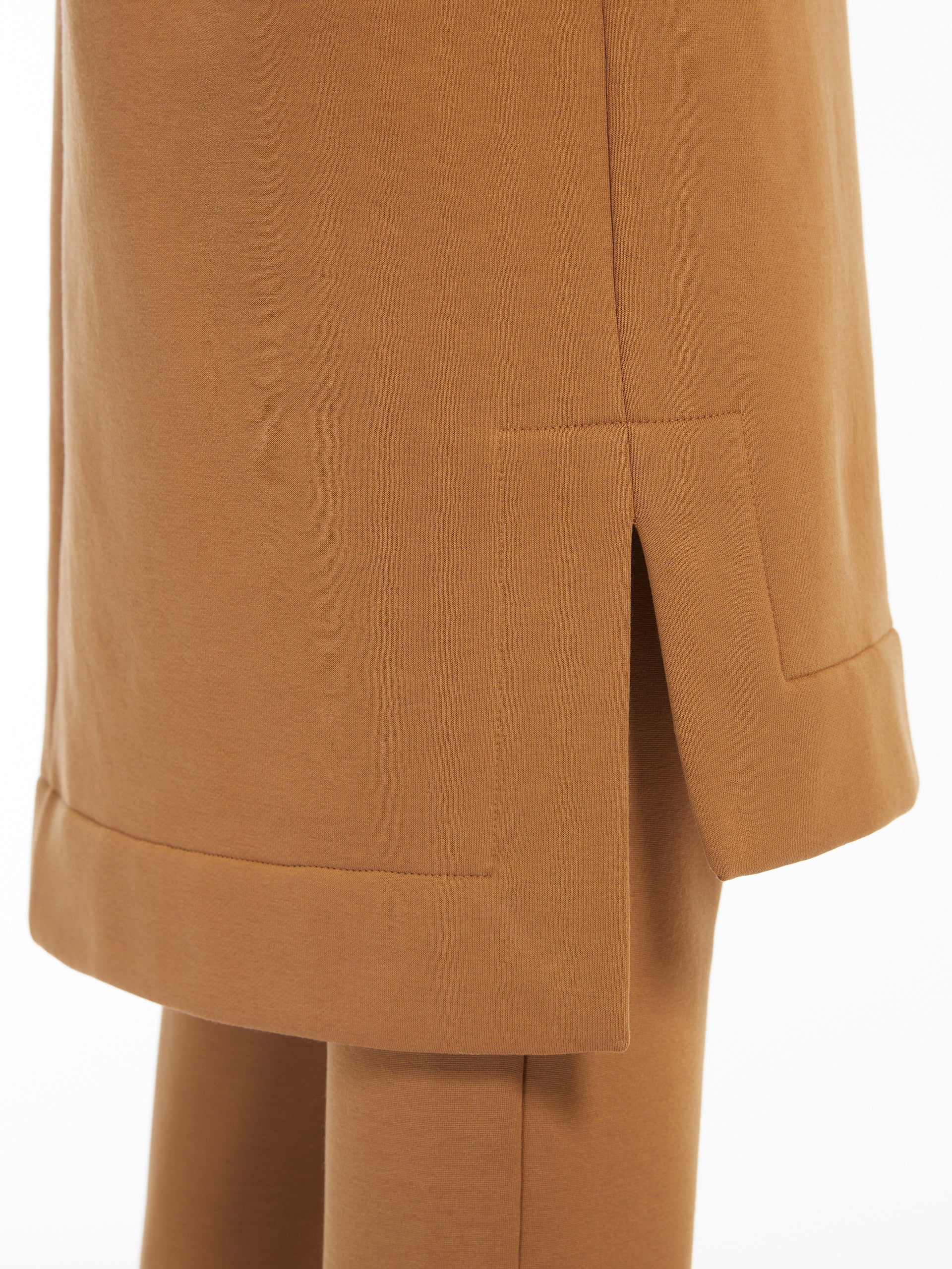 max mara LEISURE Gauze cotton fleece dress