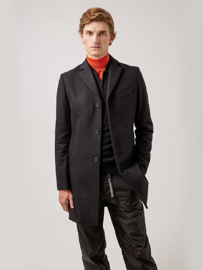 J. Lindeberg Wolger Compact Melton Coat