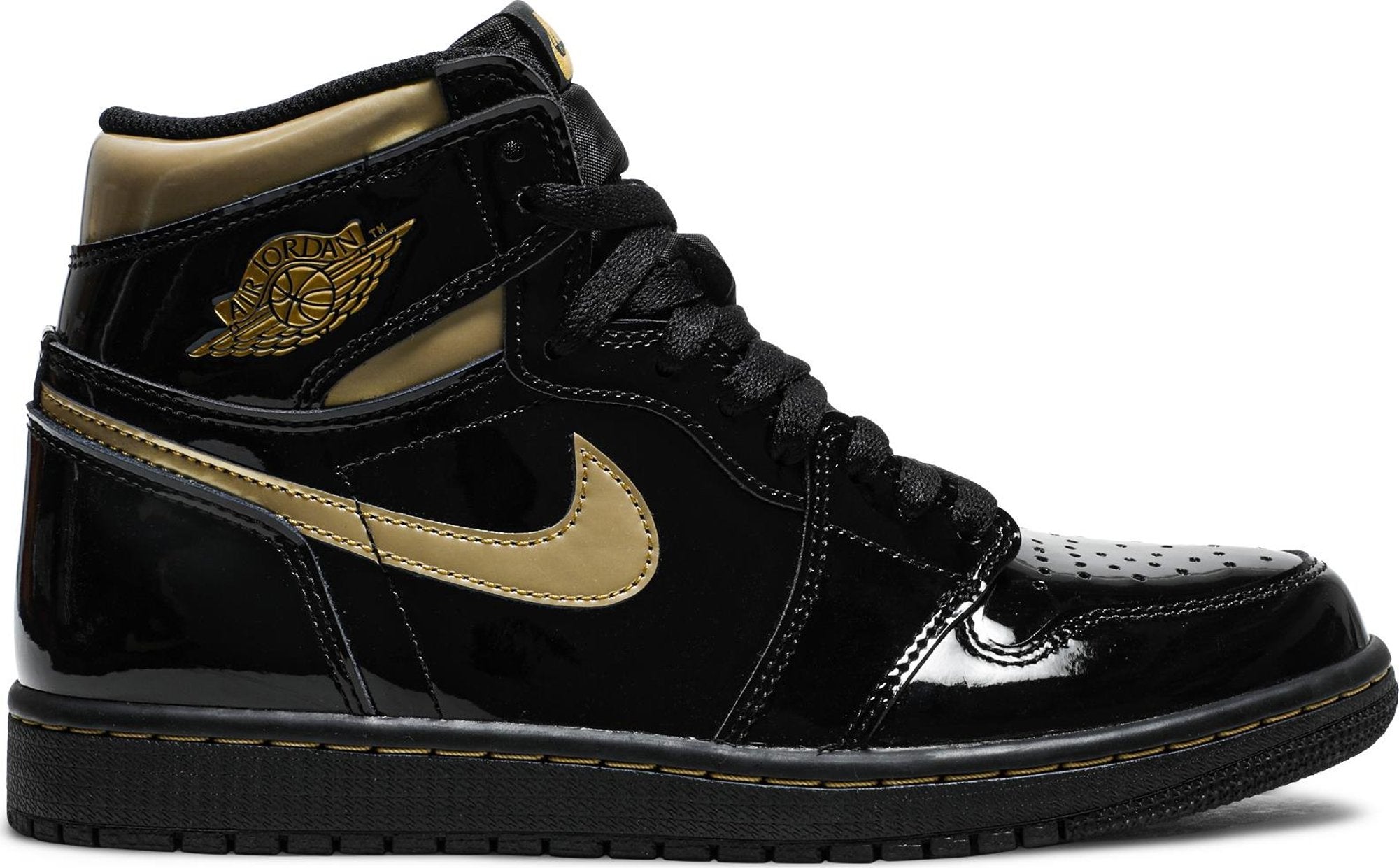 AIR JORDAN 1 Retro High OG 'Black Metallic Gold'