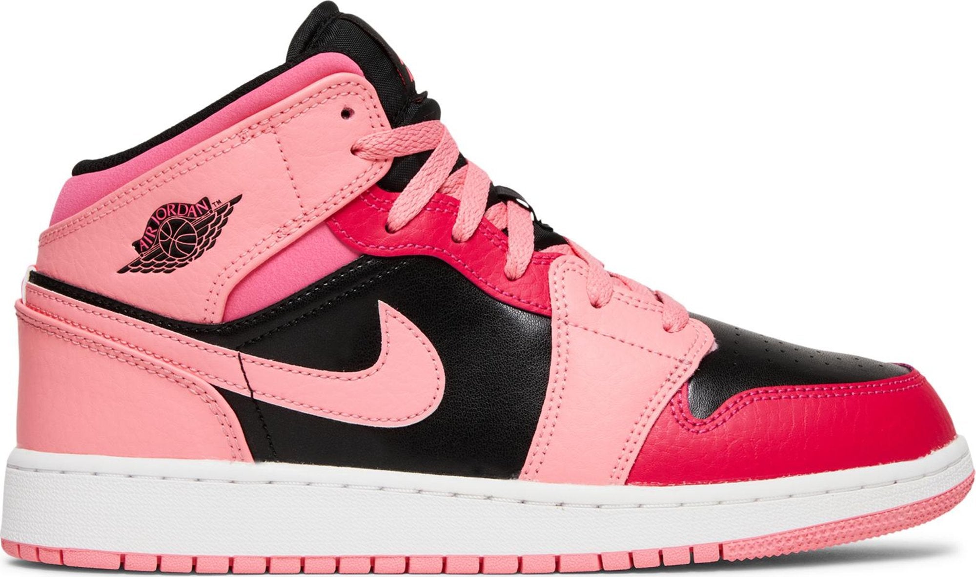 AIR JORDAN 1 Mid (GS) 'Coral Chalk'