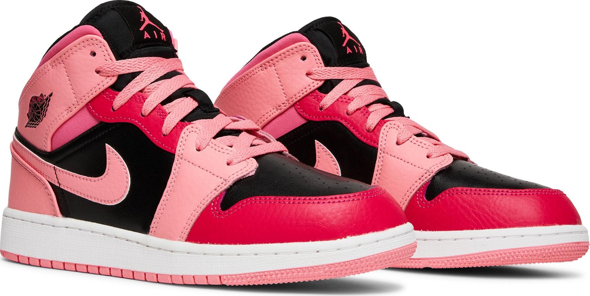 AIR JORDAN 1 Mid (GS) 'Coral Chalk'