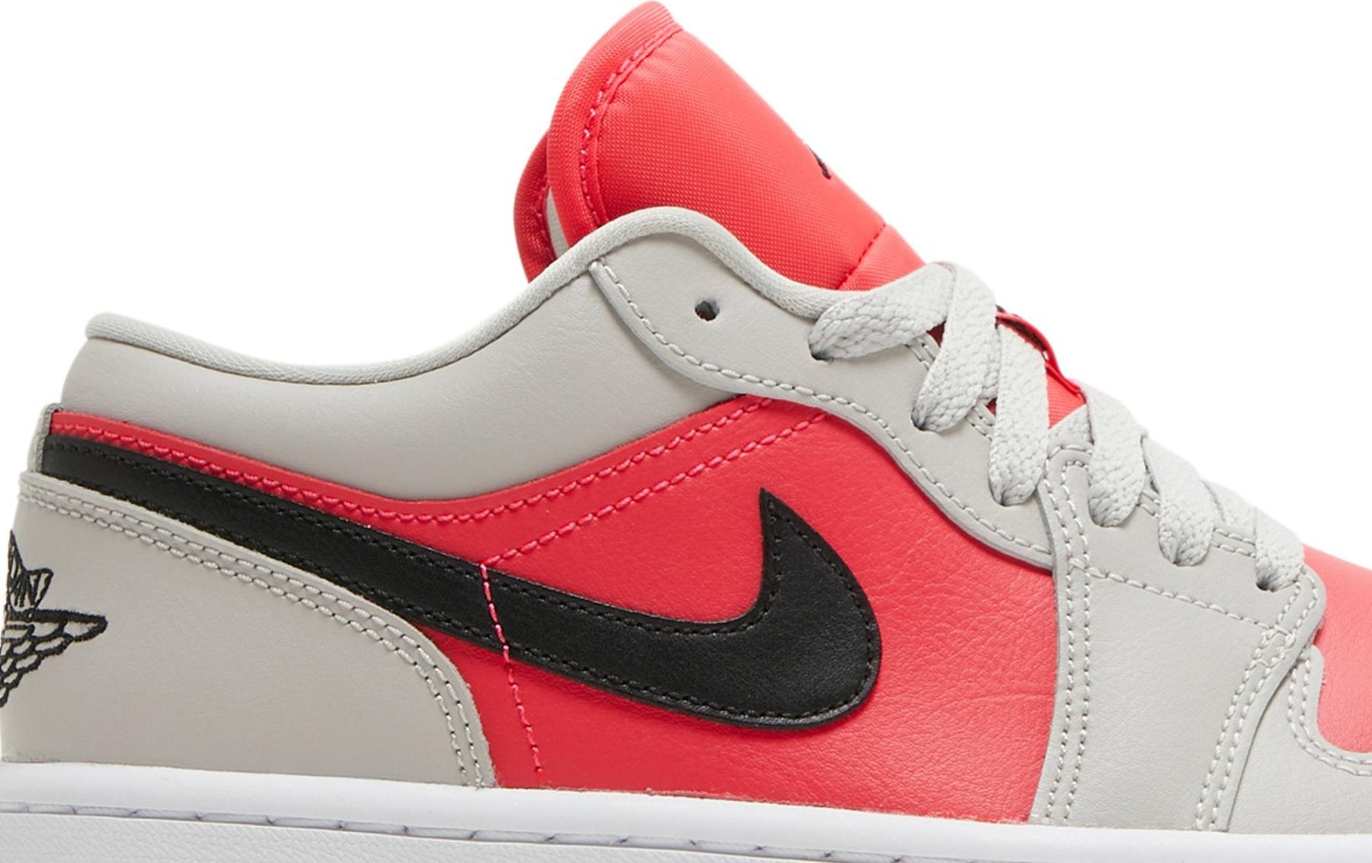 AIR JORDAN 1 Low 'Light Iron Ore Siren Red'