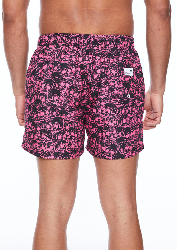 Boardies Skulls Red Swim Shorts