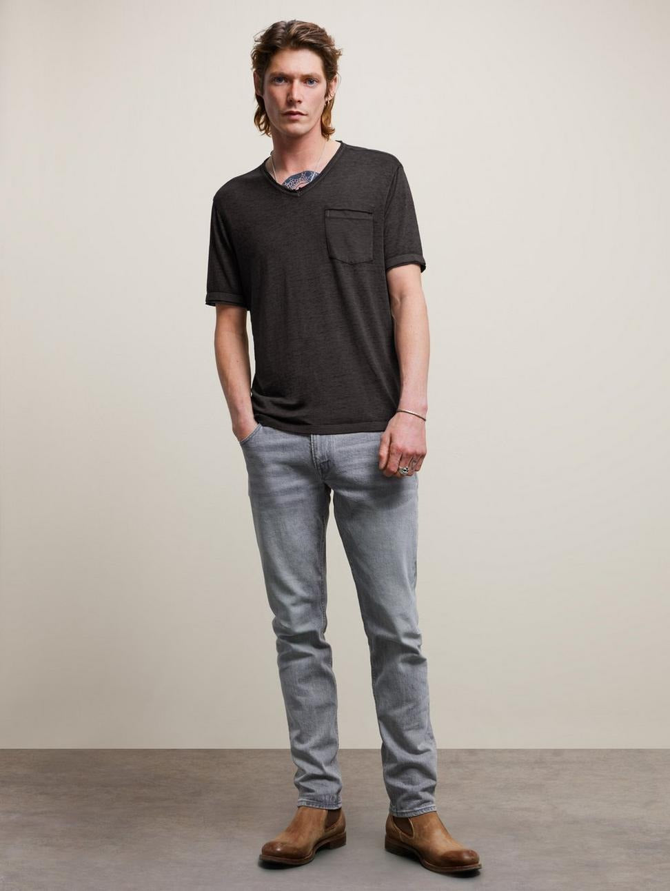 John Varvatos Davis V-Neck Tee