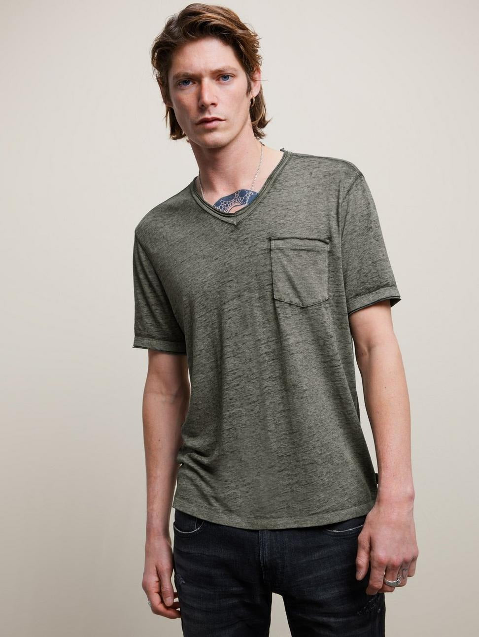 John Varvatos Davis V-Neck Tee