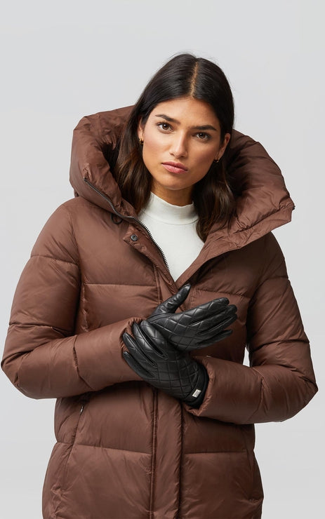 Soia & Kyo NICOLE leather gloves with tech-friendly tips