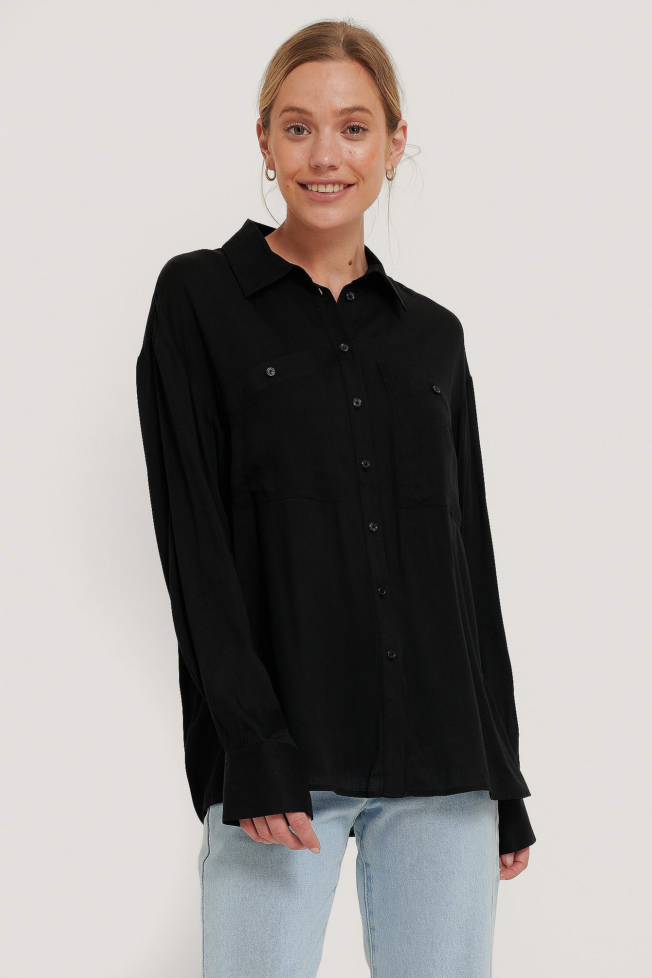 NA-KD Oversized Shirt