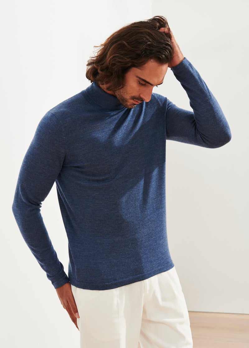 Patrick Assaraf Extra-Fine Merino Turtleneck Sweater