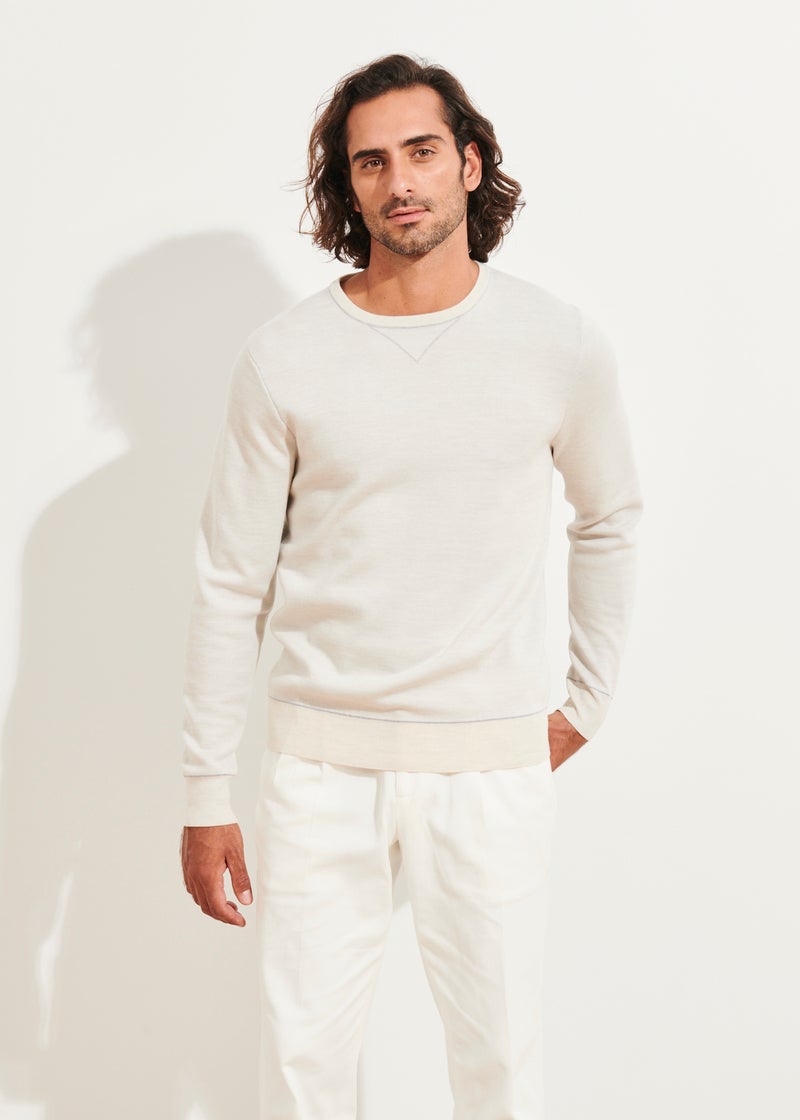 Patrick Assaraf Double Face Merino Sweater