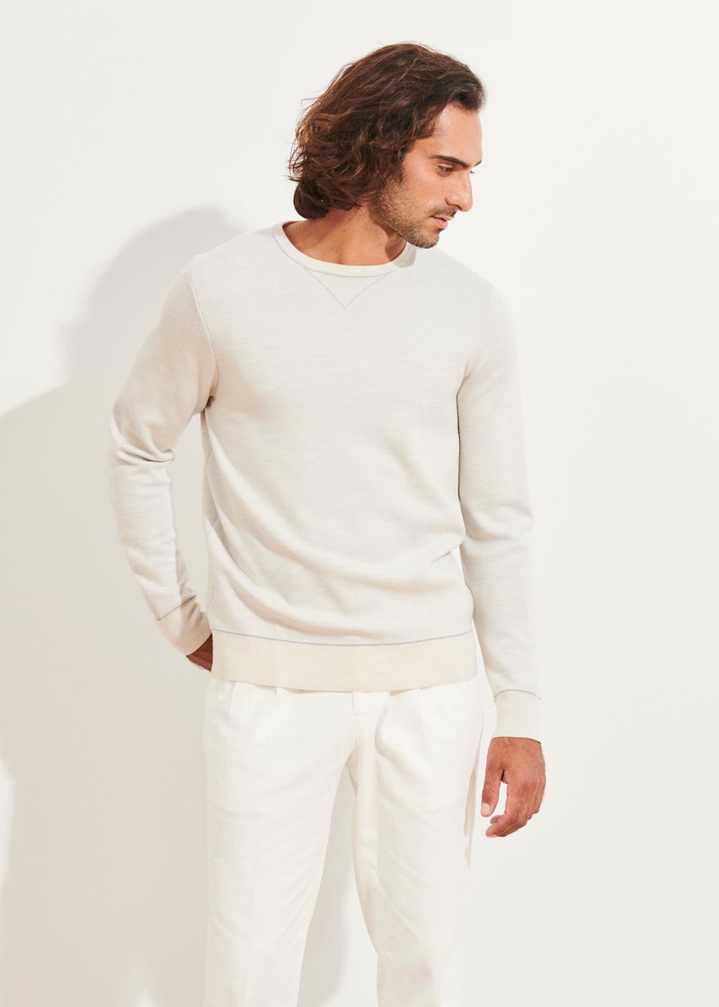 Patrick Assaraf Double Face Merino Sweater