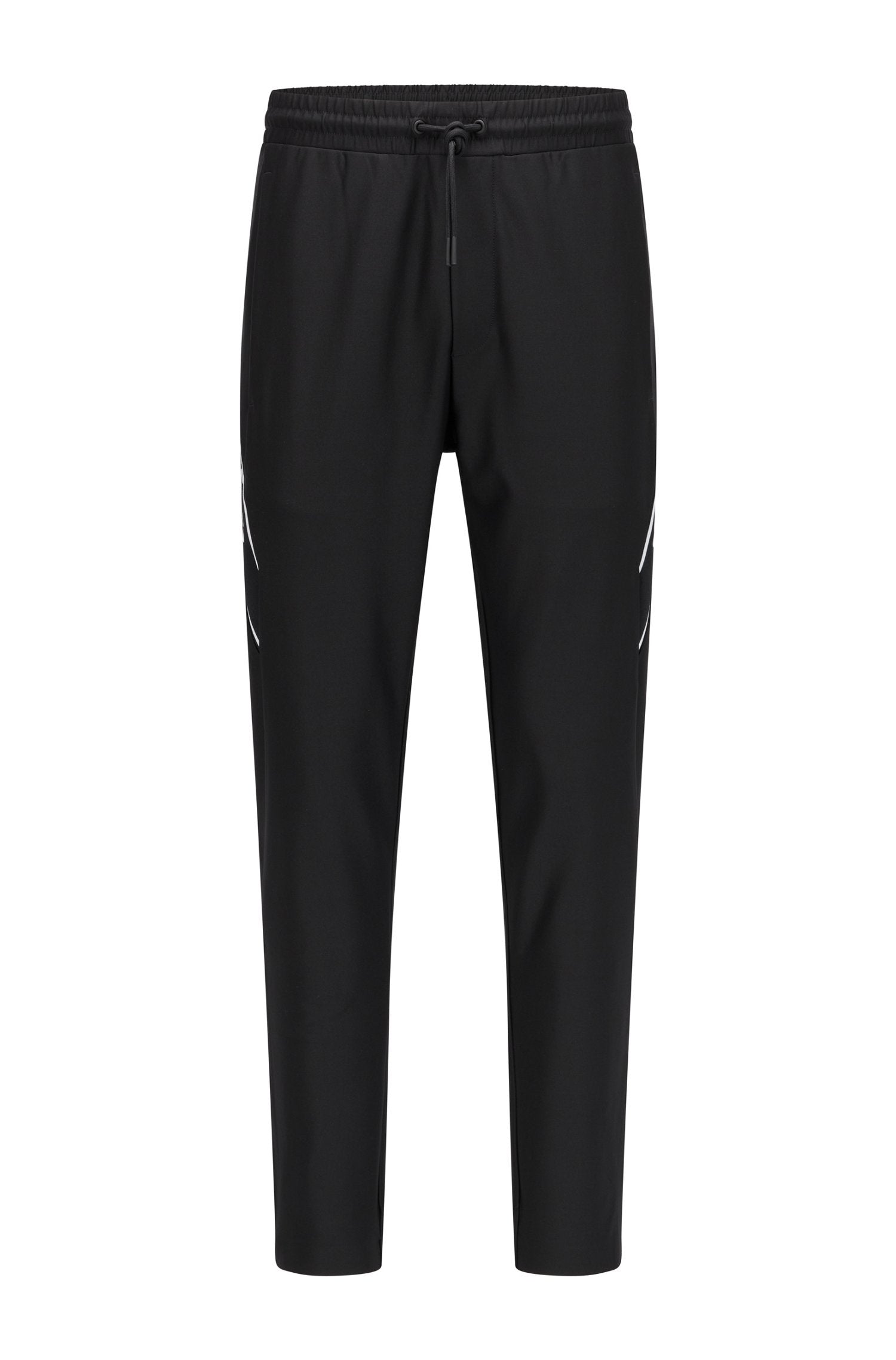 BOSS Slim-fit tracksuit bottoms with logo tape