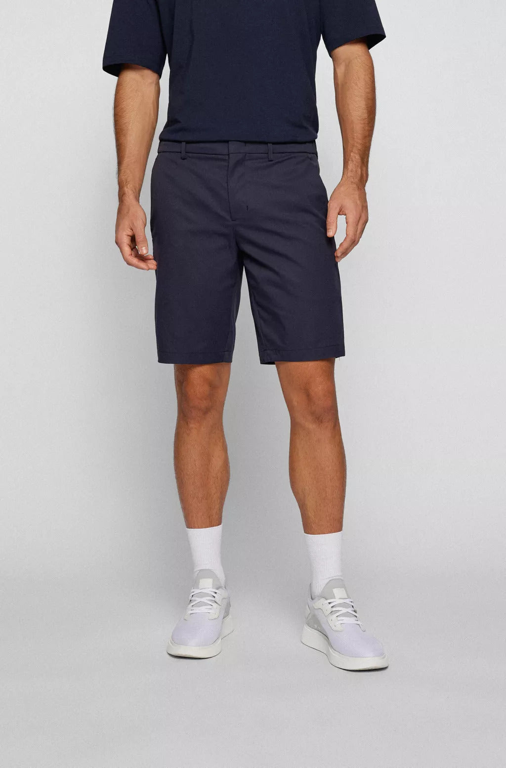 BOSS Litt slim-fit shorts in water-repellant stretch twill