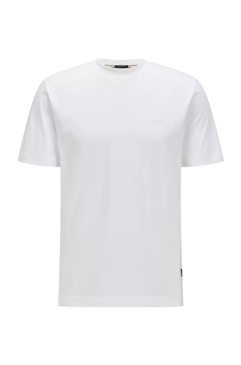 BOSS Thompson regular-fit logo T-shirt in cotton jersey