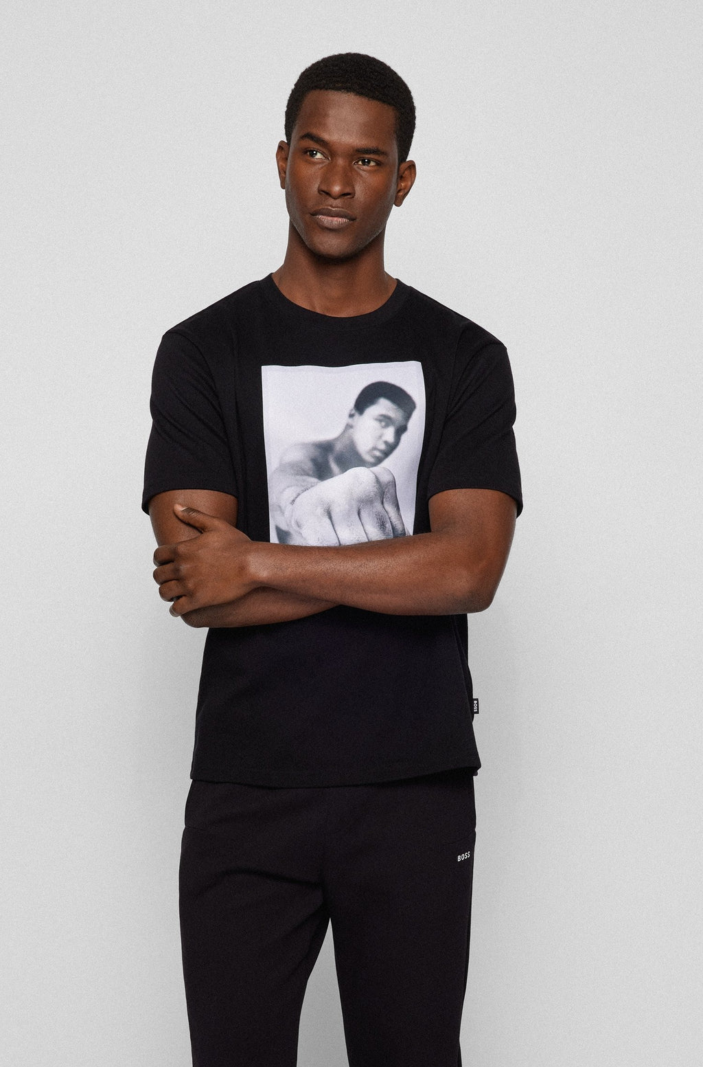 BOSS x Muhammad Ali Interlock-cotton t-shirt – Faded Soul