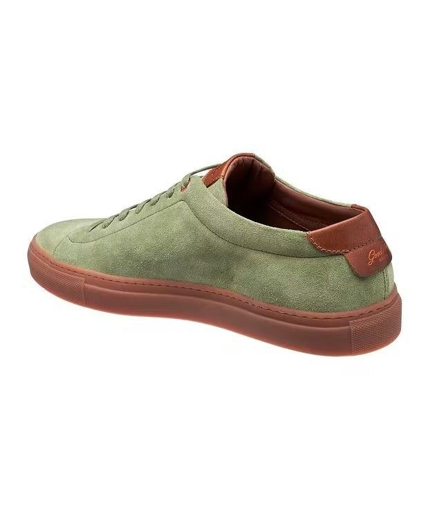 Good Man Brand Edge Leather Sneaker in Birch Suede