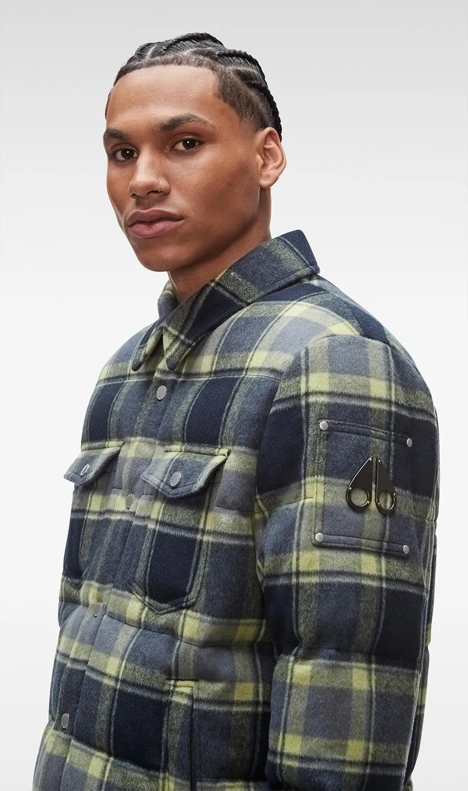 Moose Knuckles Plaid Westmore Jacket