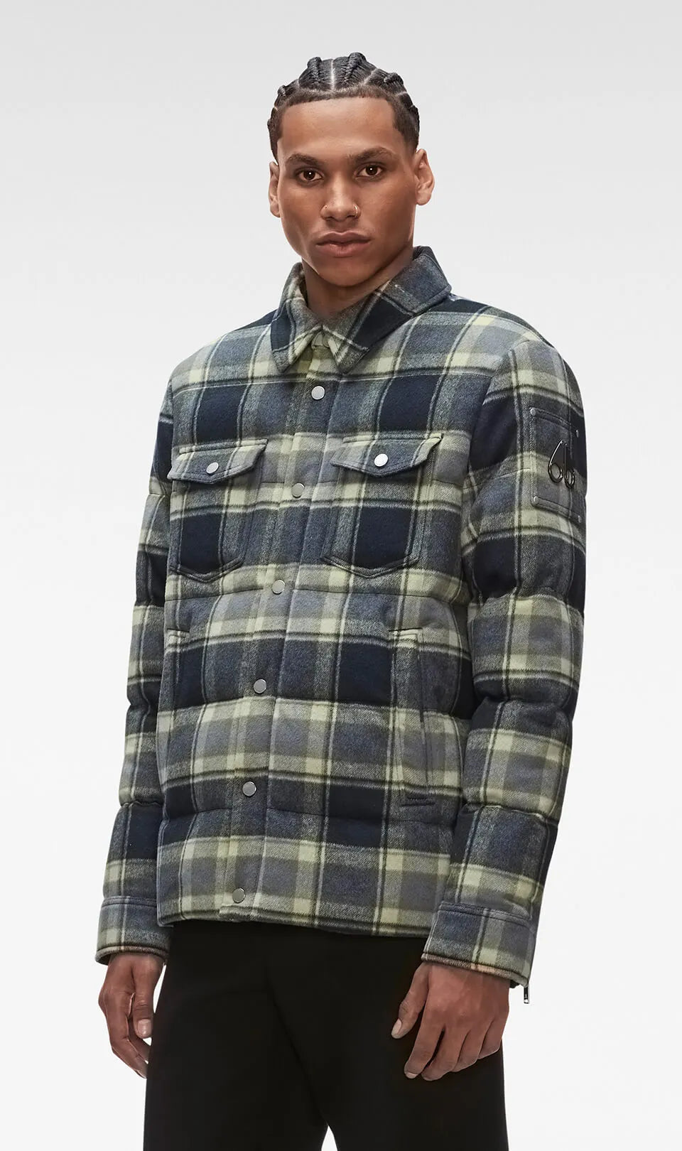 Moose Knuckles Plaid Westmore Jacket