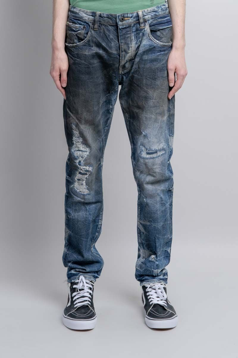 Neon Denim Brand SID in Dirty Overdye Dark Indigo